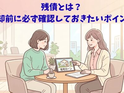 残債とは？売却前に必ず確認しておきたいポイント