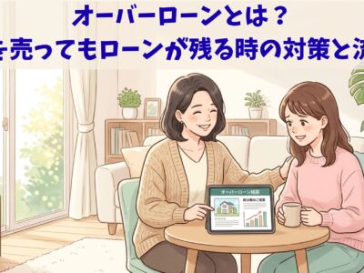 オーバーローンとは？家を売ってもローンが残る時の対策と流れ