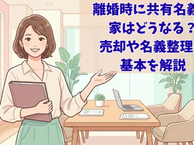 離婚時に共有名義の家はどうなる？売却や名義整理の基本を解説