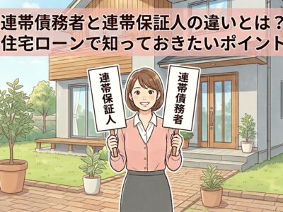 連帯債務者と連帯保証人の違いとは？住宅ローンで知っておきたいポイント